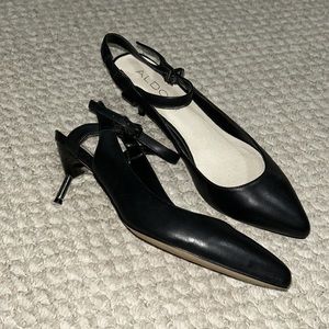 Aldo Leather Kitten Heels